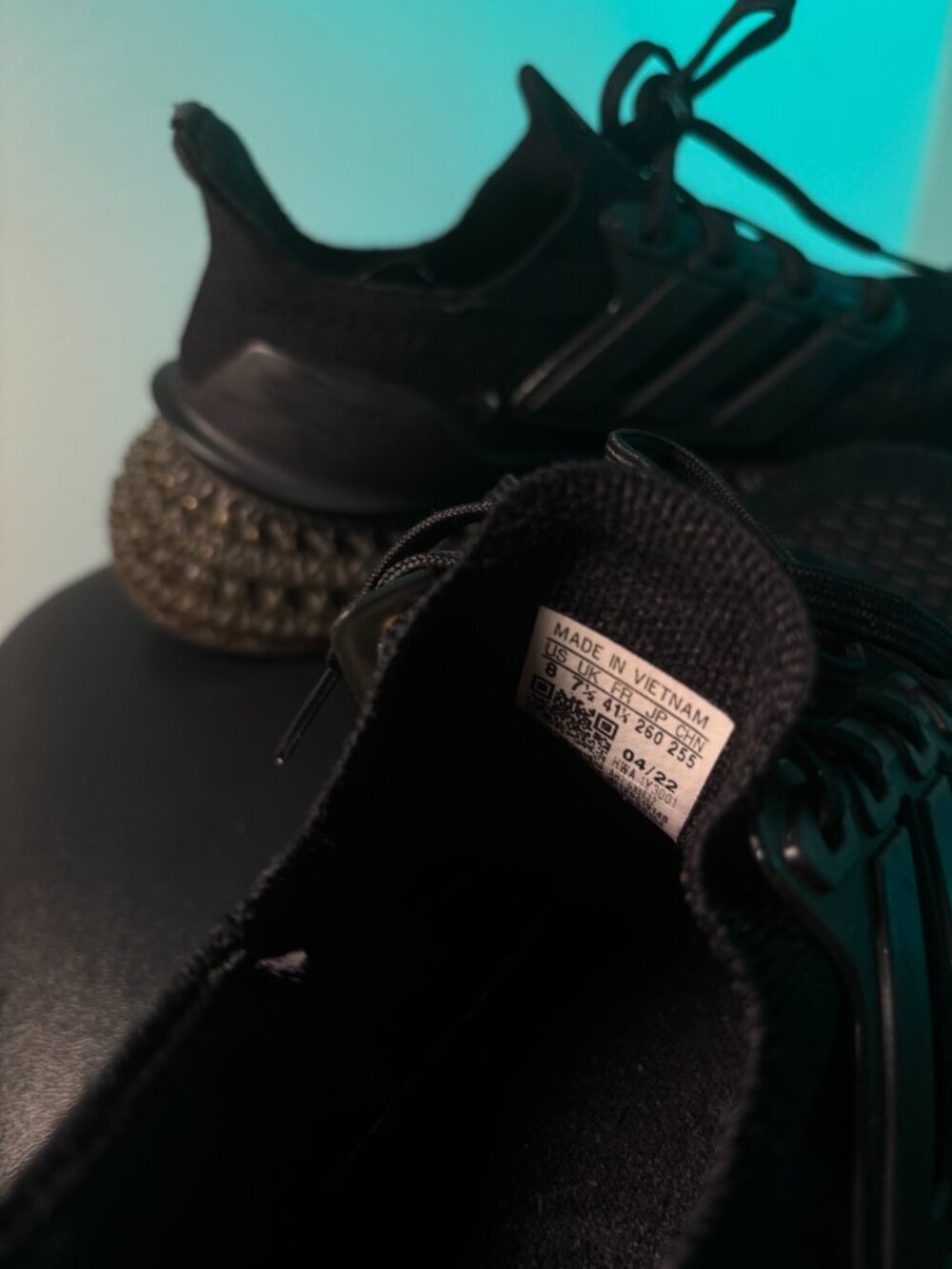 adidas Ultra 4D "Triple Black" Sneakers - Picture 8 of 9